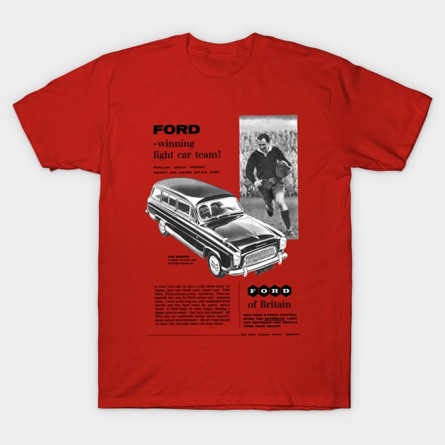 FORD SQUIRE - advert T-Shirt by Throwback Motors